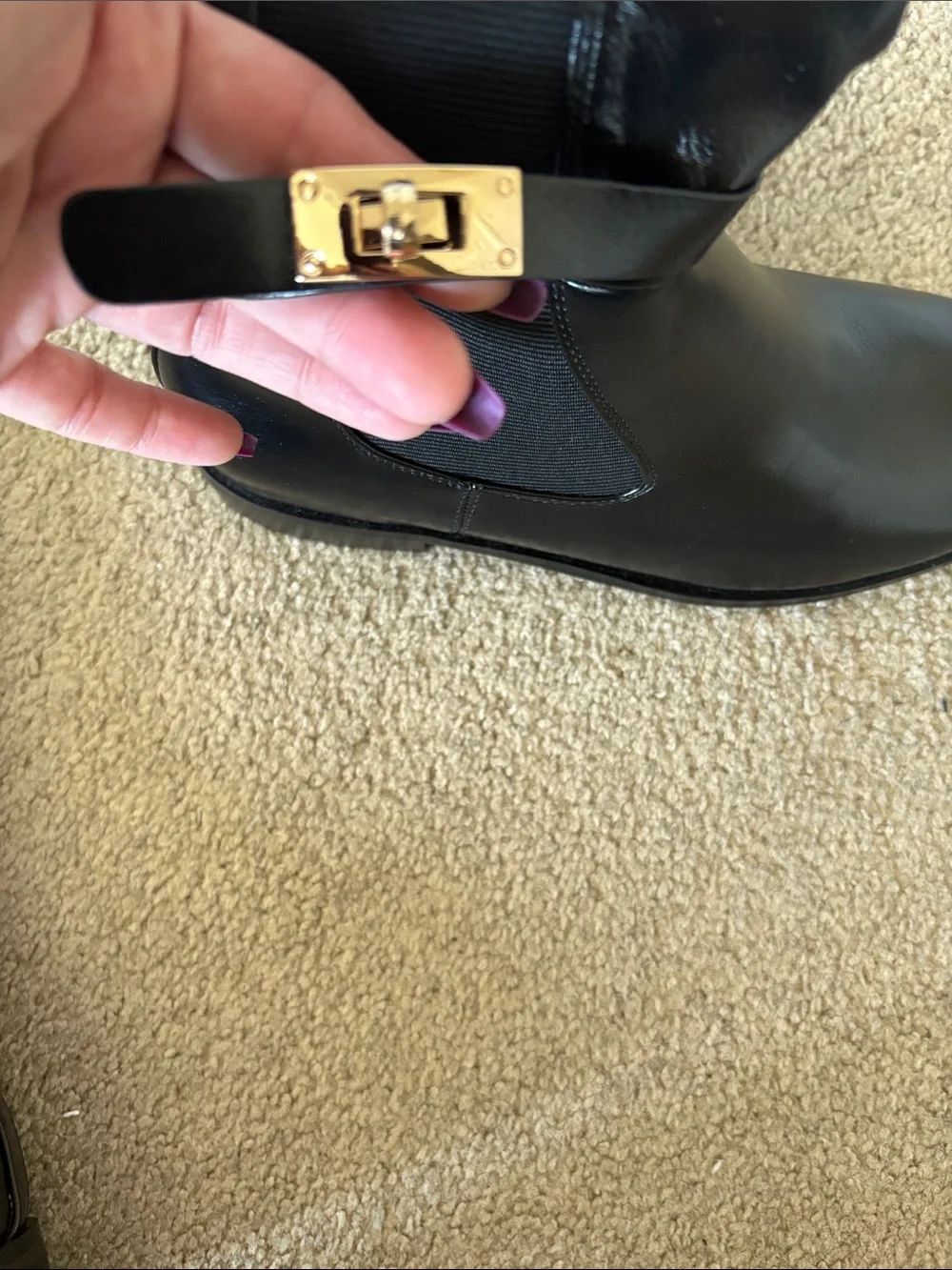 Torgeis black boots; size 8.5; NWOT